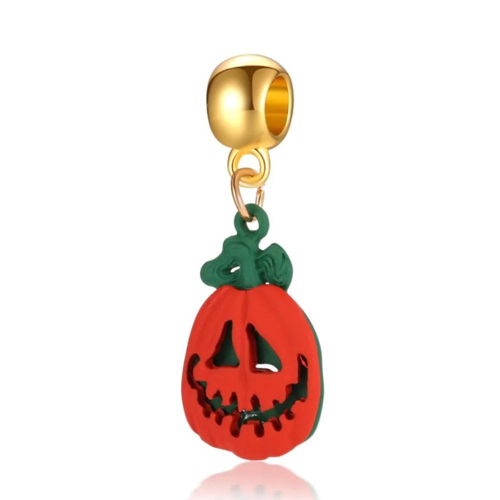 Spooky Jack-o-lantern Halloween European Charm - Holiday Limited Edition